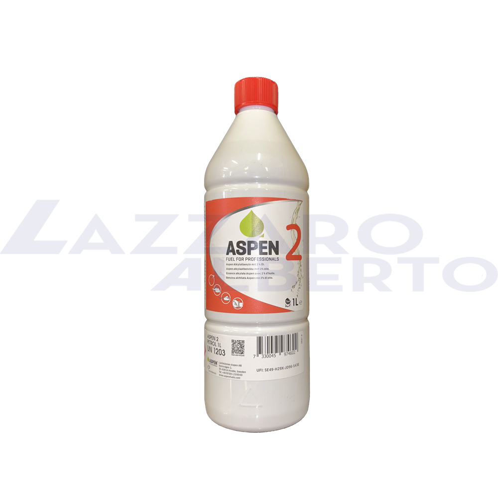 Miscela alchilata aspen 2T per motore 2 tempi - 1 lt miscela già pronta