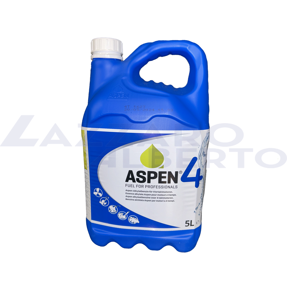Benzina alchilata Aspen 4T  per motore 4 tempi - tanica da 5Lt