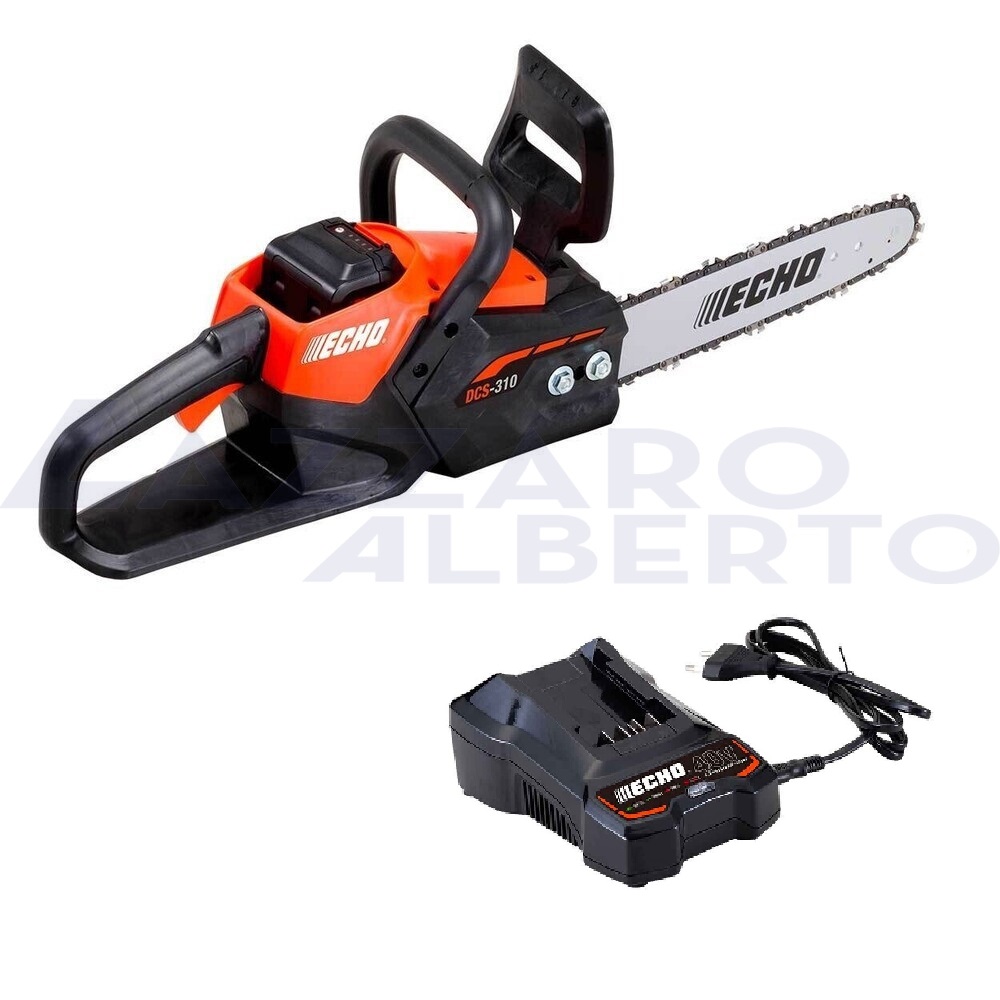 Motosega DCS 310 a batteria echo con batteria da 144wh e caricabatteria inclusi