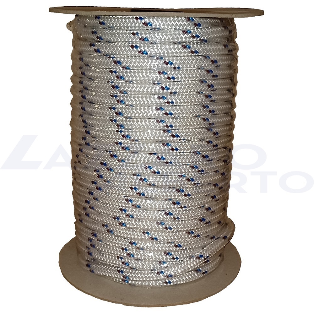 Fune verricello doppia treccia poliestere HT antigiro da mm.10 bobine da 100 mt