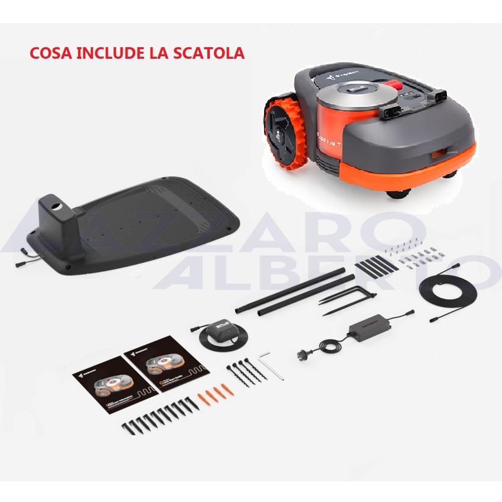 Robot tagliaerba Segway Navimow H 3000 E estensione filo 10 m in omaggio
