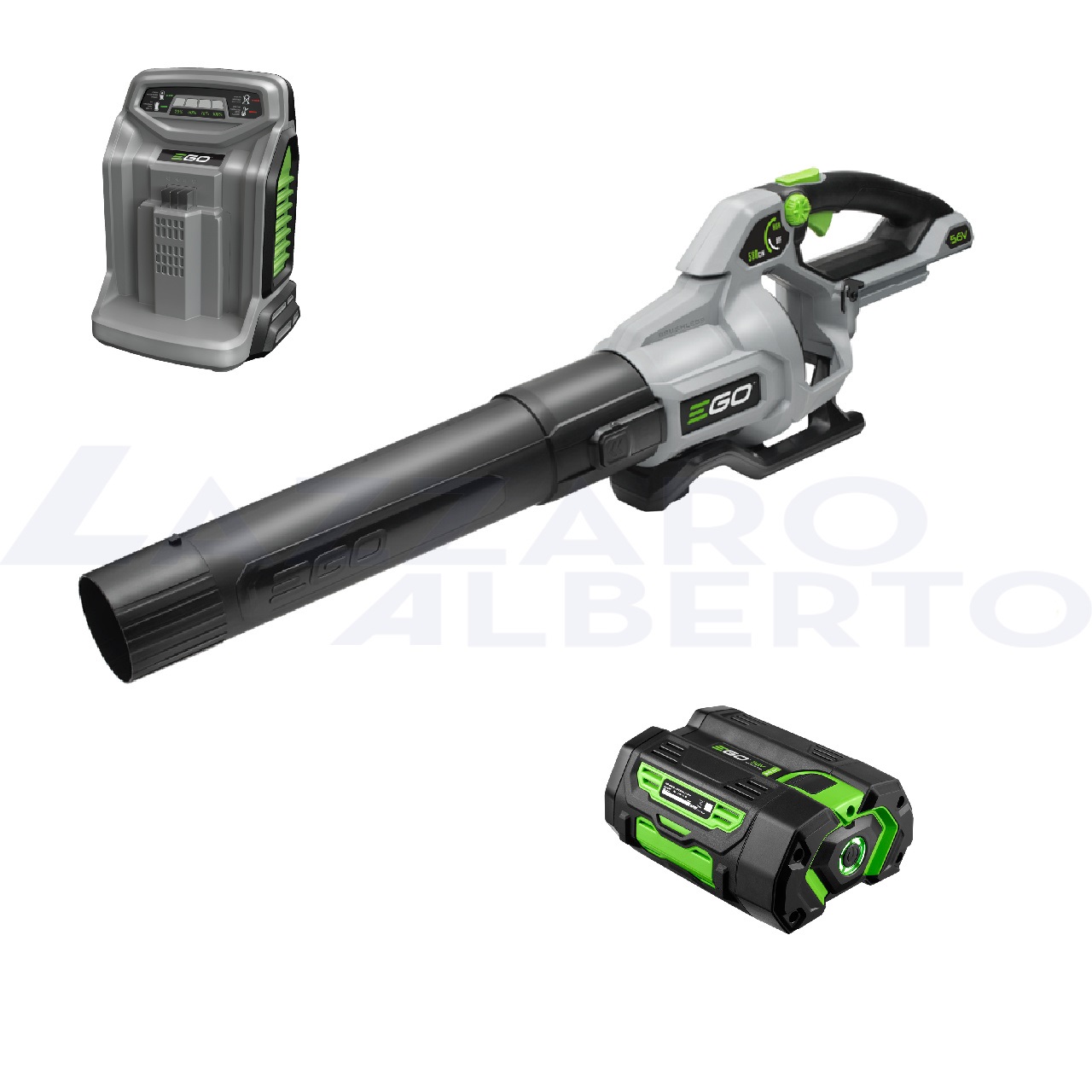 Promo kit soffiatore Ego LB 5804 E lb 5800 con batteria 5ah e caricabatteria rapido