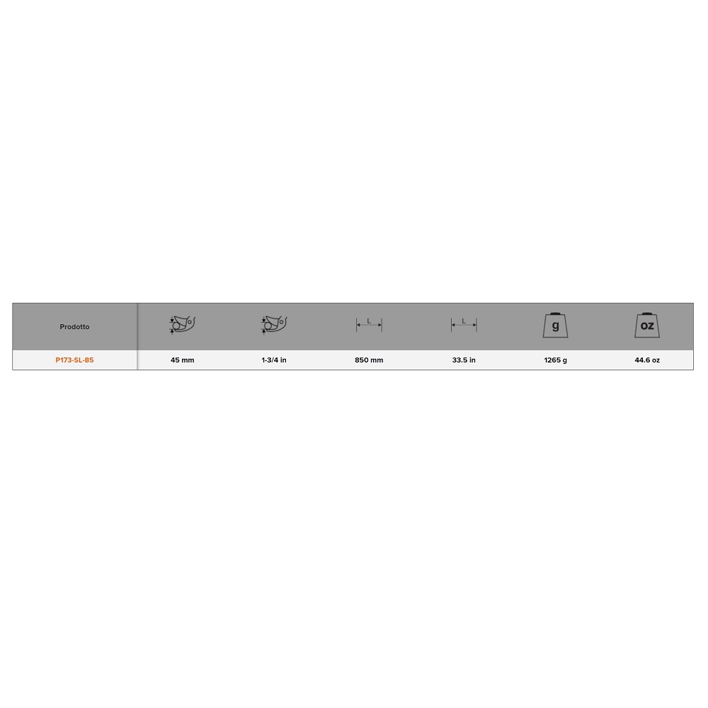 Troncarami battente P173-SL-85 45 mm