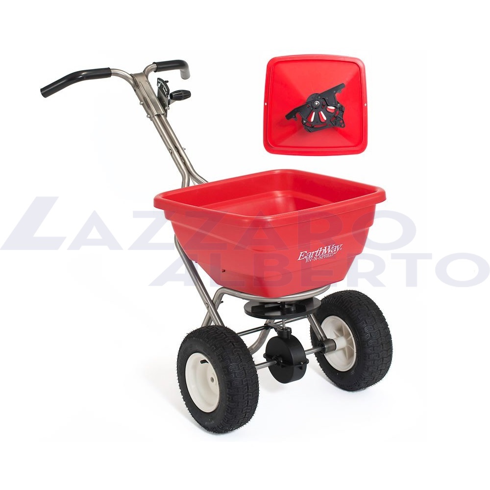Spargiconcime INOX doppia culla 36 lt
