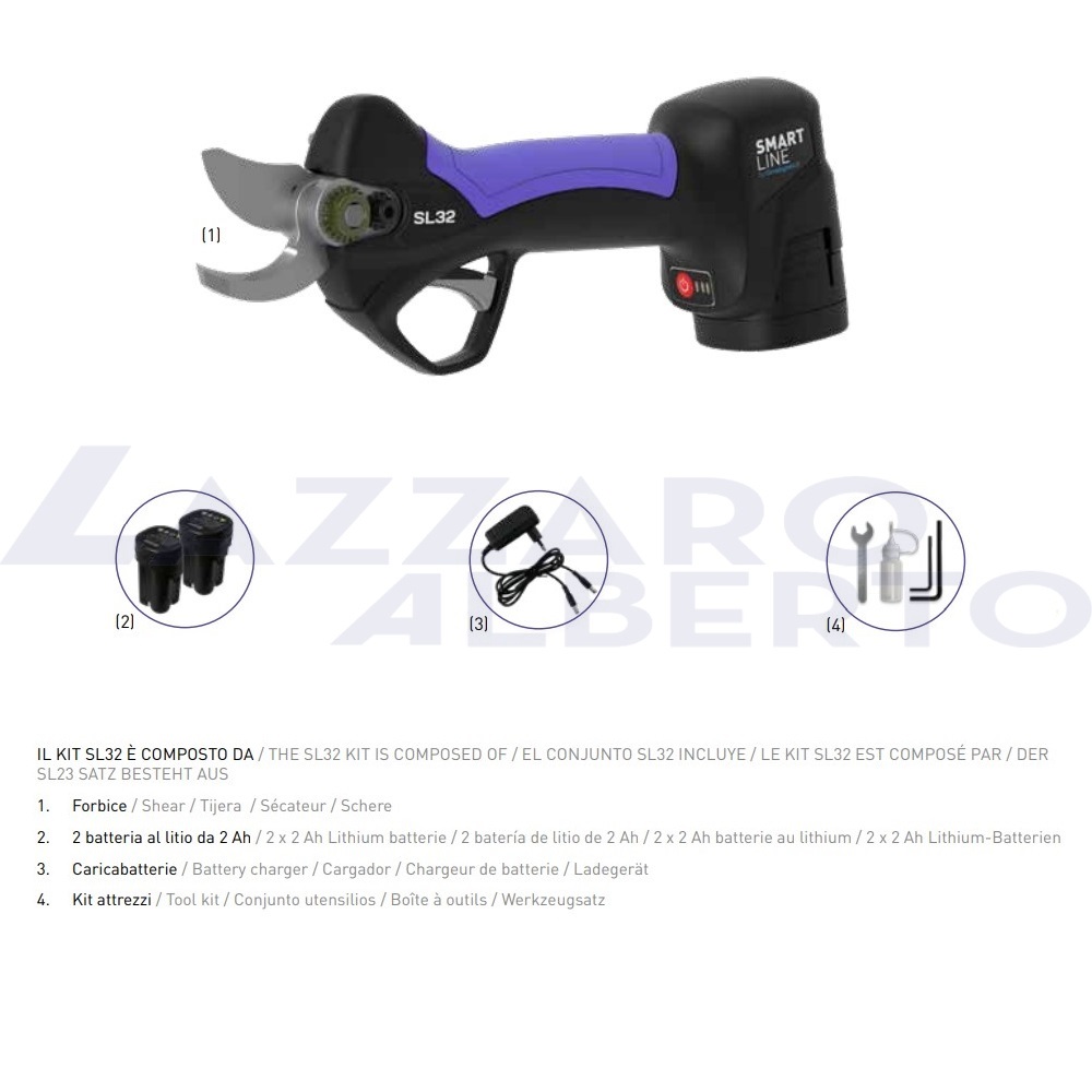 Forbice elettrica SL 32 Campagnola da 32 mm