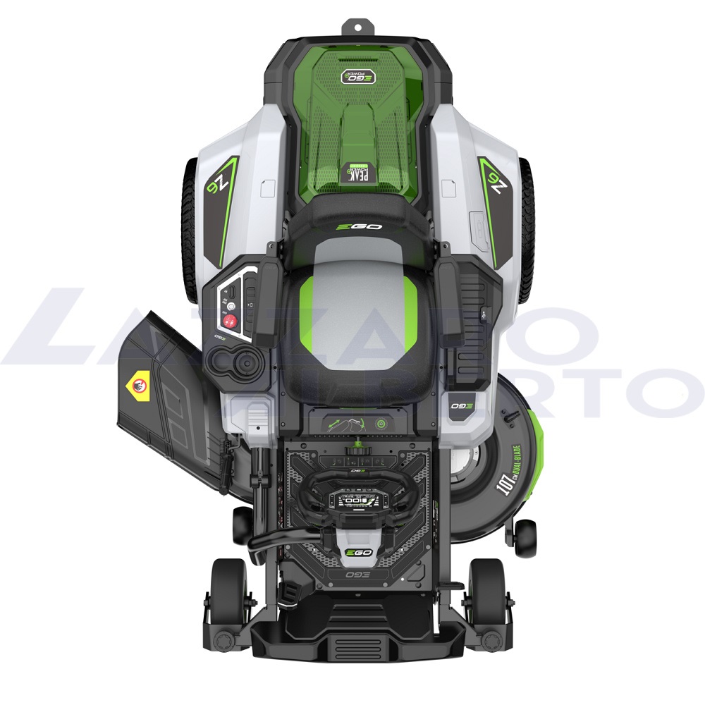 Trattorino ego a batteria zero turn guida volante 107 cm  ZT 4201 E-S CARICABATTERIE 1600 W INCLUSO
