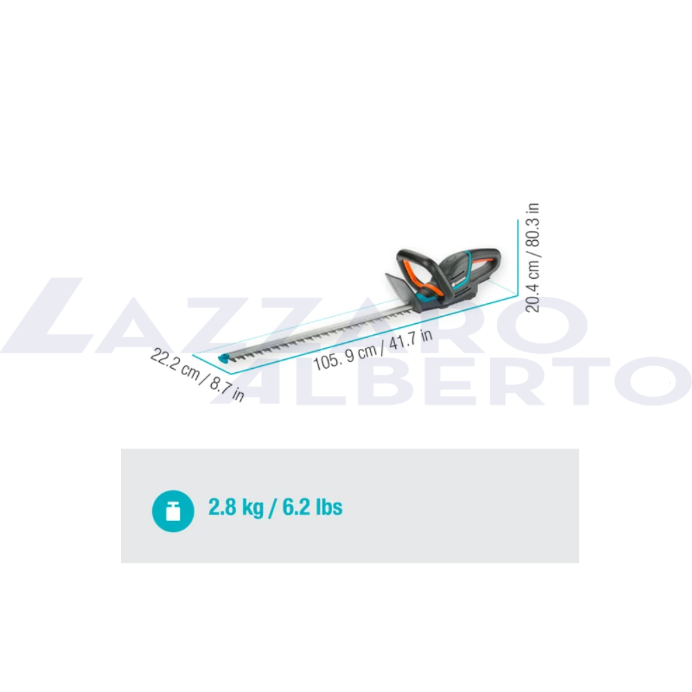 Tagliasiepi ComfortCut 60 18V P4A Gardena solo corpo macchina