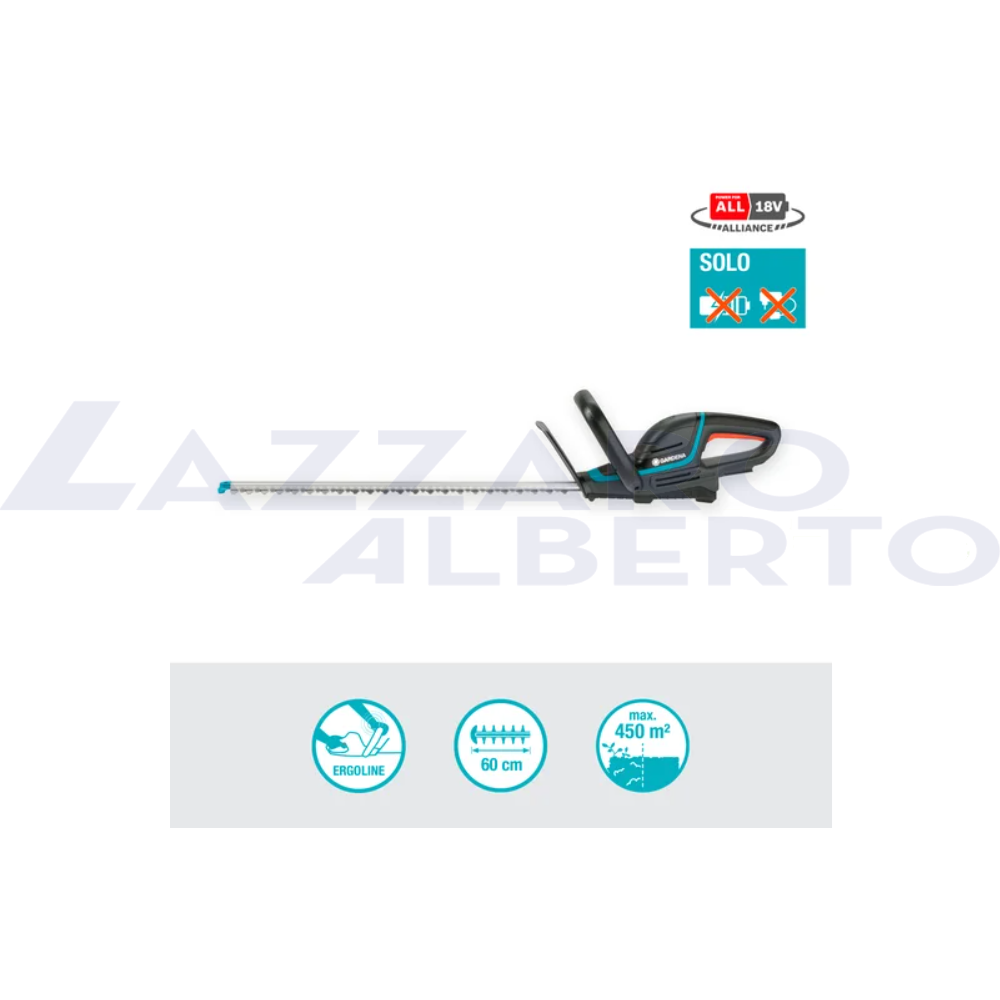 Tagliasiepi ComfortCut 60 18V P4A Gardena solo corpo macchina