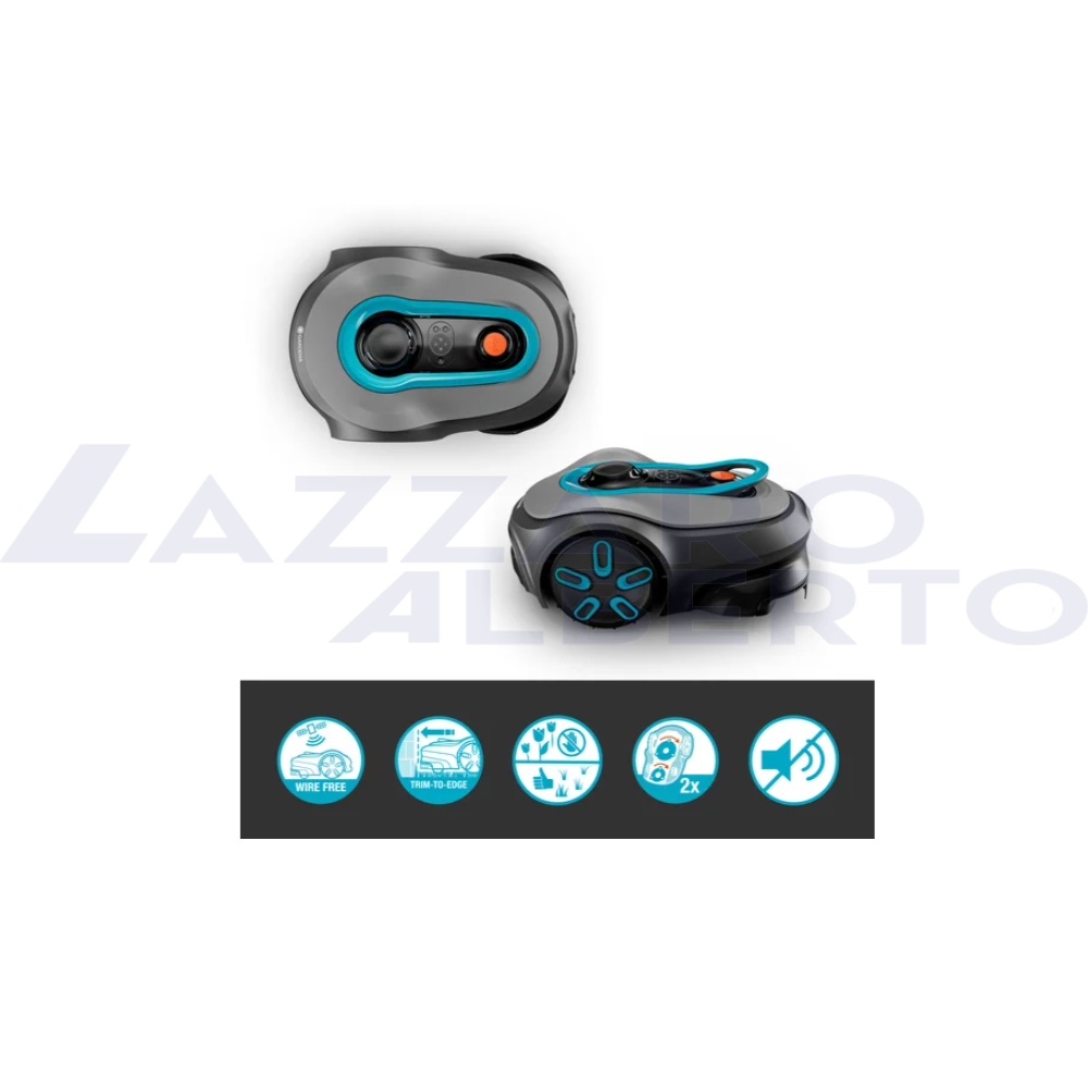 Robot rasaerba smart sileno free 1200 set per 1200 mq