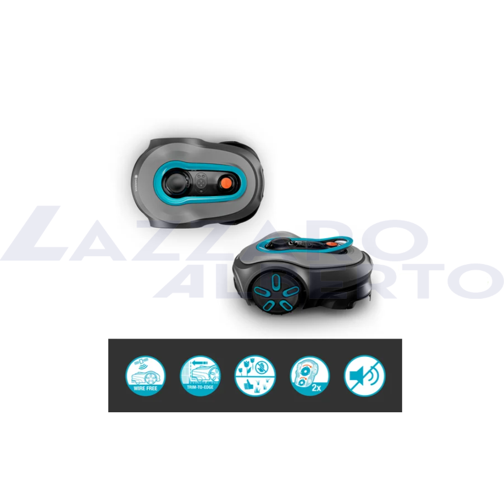 Robot rasaerba Smart Sileno free 600 set per 600 mq