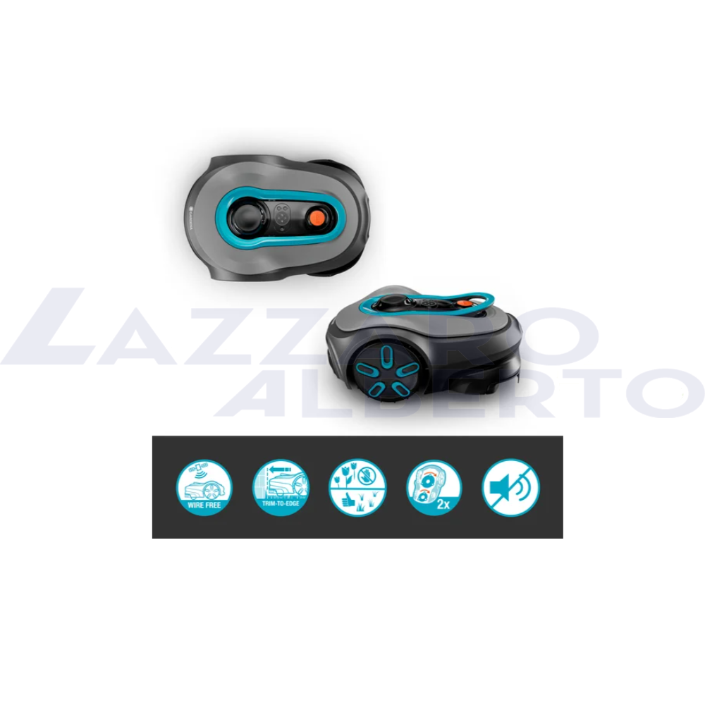 Robot rasaerba smart Sileno free 800 set per 800 mq