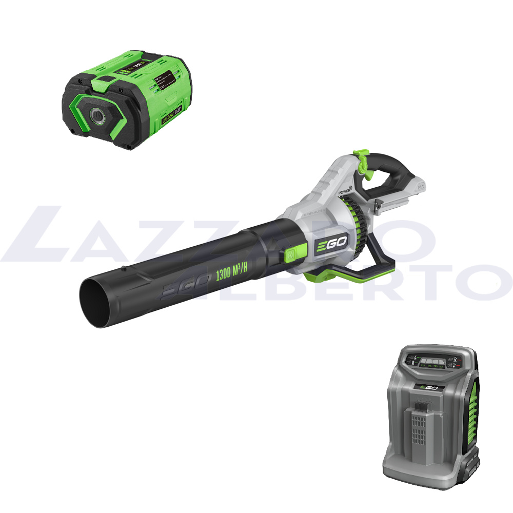 Promo soffiatore a batteria ego lb 7650 e con batteria 10 ah, caricabatterie