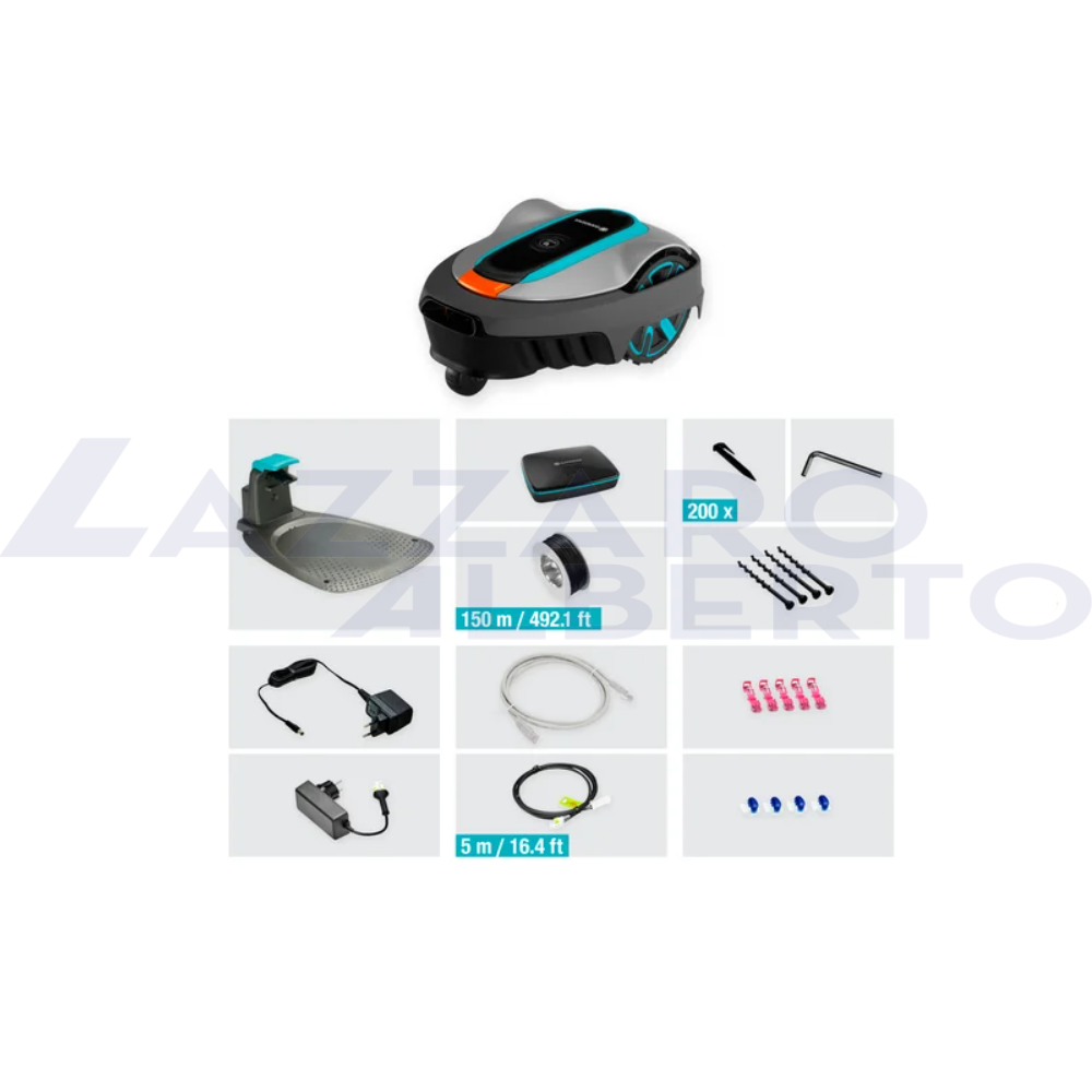 Robot rasaerba SMART SILENO city 250 per 250 mq