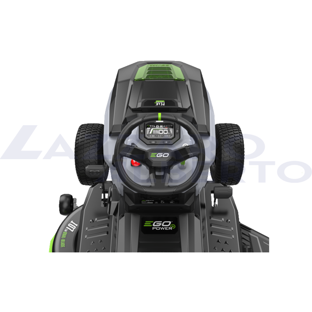 Trattorino rasaerba a batteria ego TR 4201 E scarico laterale