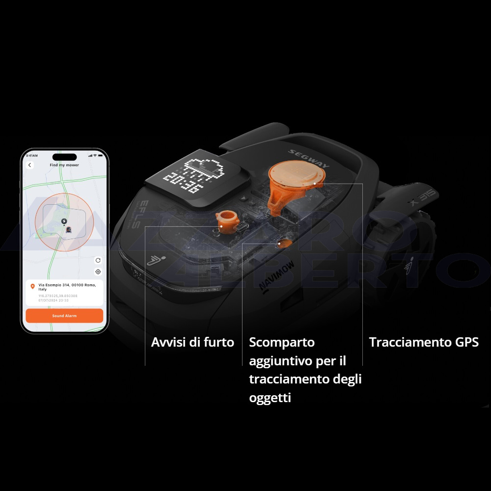 Robot tagliaerba Segway navimow serie X3 modello nuovo X390E 2025 decespugliatore integrabile