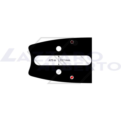 Barra rocchetto 183SLHD025 lung. 18\