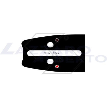 Barra rocchetto 188SLGK095 lung. 18\