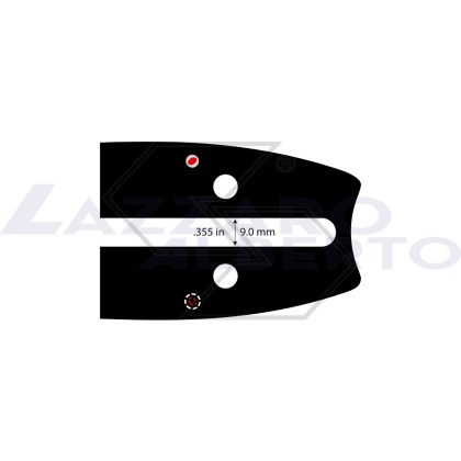 Barra rocchetto 188SLHD009 lung. 18\