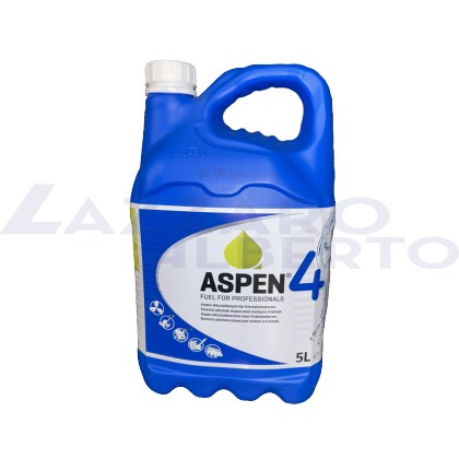 Benzina alchilata Aspen 4T  per motore 4 tempi - tanica da 5Lt