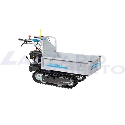Transporter Bertolini BTR 340, kg 350, con motore Honda GCVx 170 OHC, Motocarriola minidumper cingolata