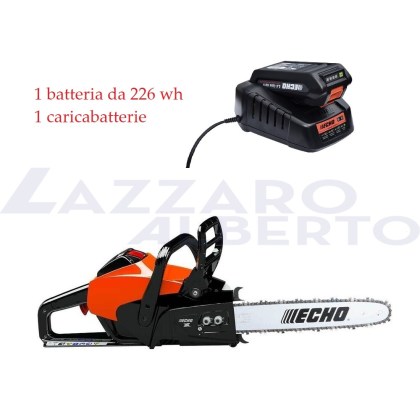 Motosega a batteria DCS 3500 echo con batteria 226 wh e caricabatteria inclusi