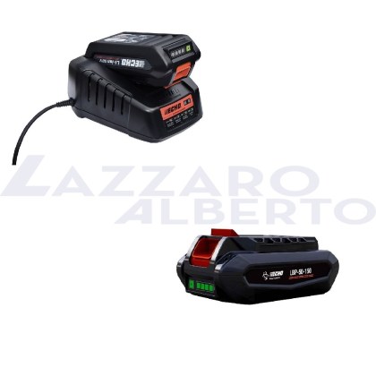 Kit energia 1 echo caricabatterie+batteria 113wh (2,5ah) compatibile con la gamma ECHO X SERIES