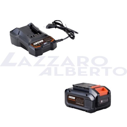 Kit energia echo caricabatteria+batteria 72 wh compatibile con la gamma ECHO garden+ 40v