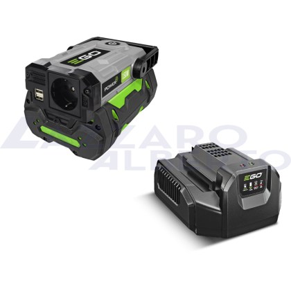 Inverter a batteria ego PAD 1501 E 230V potenza 150 Watt con batteria 2,5 ah e caricabatteria standard inclusi