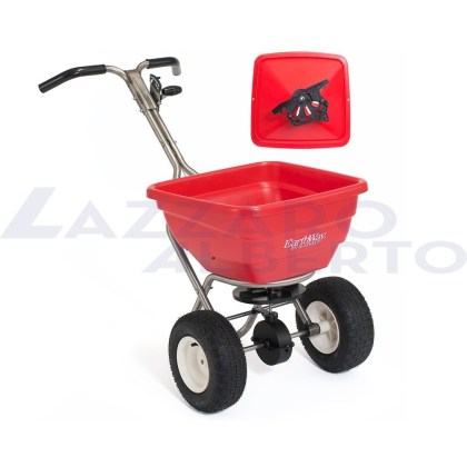 Spargiconcime INOX doppia culla 36 lt