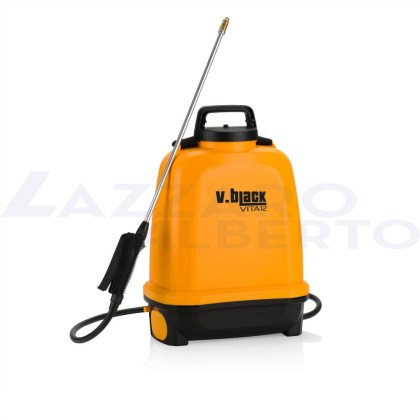 Volpi V-Black VITA 12 - Pompa irroratrice elettrica a batteria a spalla 12 lt