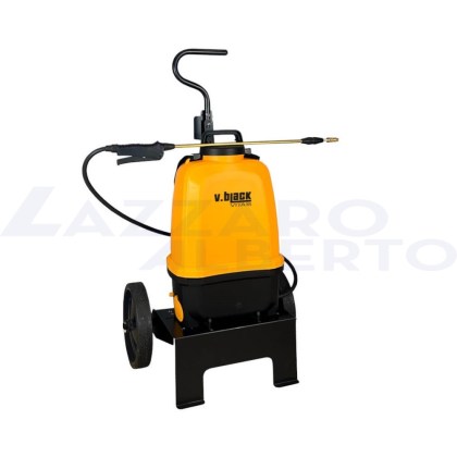 Volpi V-Black VITA 16 - Pompa a Batteria Estraibile 16 lt con carrello