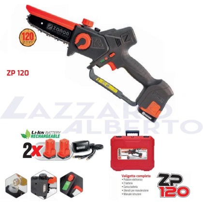 Kit potatore elettronico ZP-120 con 2 batterie 14,4V 2,5Ah
