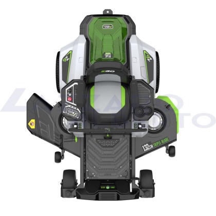 Trattorino ego a batteria zero turn z6 da 132 cm  CARICABATTERIE 1600 W INCLUSO