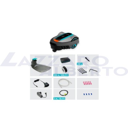 Robot rasaerba smart Sileno city 600 set per 600 mq