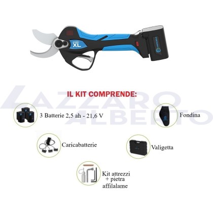 Forbice a batteria da potatura STARK L XL Campagnola, nuovo modello 2024-2025