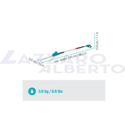Tagliasiepi ad asta telescopica Gardena THS 42/18V P4A solo corpo macchina