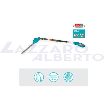 Tagliasiepi ad asta telescopica Gardena THS 42/18V P4A solo corpo macchina