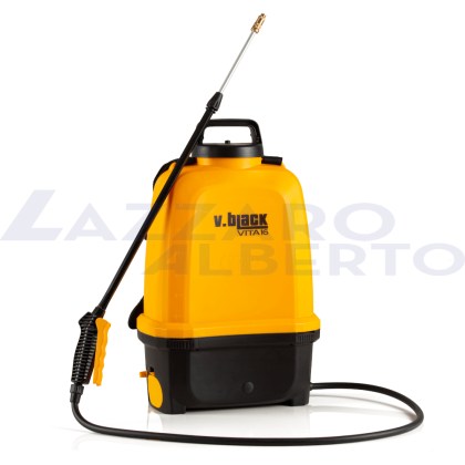 Volpi V-Black VITA 16 - Pompa a Batteria Estraibile 16 lt nuova versione 2025