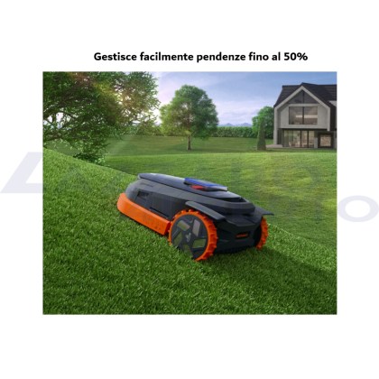 Robot tagliaerba Segway navimow serie X3 modello nuovo X390E 2025 decespugliatore integrabile
